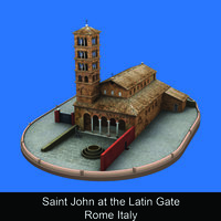 Saint John at the Latin Gate Rome Italy - Paola Stirati