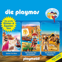 Die Playmos - Das Original Playmobil Hörspiel, Die große Römer- und Ägypter-Box, Folge 5, 18, 52 - Simon X. Rost, Florian Fickel