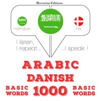 Arabic – Danish : 1000 basic words - JM Gardner
