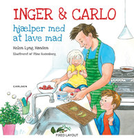 Inger og Carlo hjælper med at lave mad - Helen Lyng Hansen