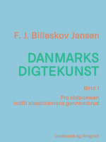 Danmarks digtekunst bind 1: Fra oldpoesien indtil klassicismens gennembrud - F.J. Billeskov Jansen