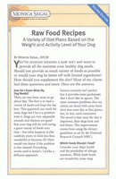 Raw Food Recipes, 2nd Edition - Monica Segal