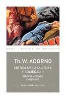 Crítica de la cultura y sociedad II: Obra completa, 10/2 - Theodor W. Adorno