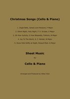Christmas Songs: Sheet Music for Cello & Piano - Viktor Dick