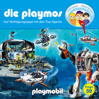 Die Playmos - Das Original Playmobil Hörspiel: Folge 59: Auf Verfolgungsjagd mit den Top Agents - Simon X. Rost, Florian Fickel