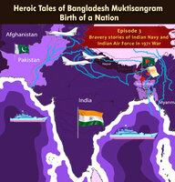 Heroic Tales of Bangladesh Muktisangram - Birth of a Nation - Episode 3 Bravery stories of Indian Navy and Indian Air Force in 1971 War - Zankar Editorial, Nitin Gadkari, Deepashri Karandikar, Jasbir Bawa