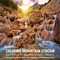 Calming Mountain Stream (without music) for Deep Sleep, Meditation, Relaxation