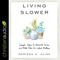 Living Slower: Simple Ideas to Eliminate Excess and Make Time for What Matters - Merissa A. Alink