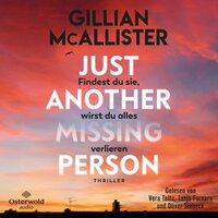 Just Another Missing Person – Findest du sie, wirst du alles verlieren - Gillian McAllister