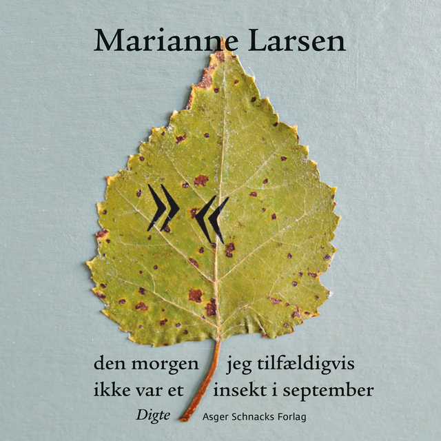 Marianne Larsen - den morgen jeg tilfældigvis ikke var et insekt i september