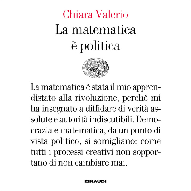 Chiara Valerio - La matematica è politica