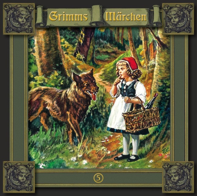 Brüder Grimm - Grimms Märchen: Folge 5: Rotkäppchen / Einäuglein, Zweiäuglein, Dreiäuglein / Tischlein deck dich, Goldesel und Knüppel aus dem Sack