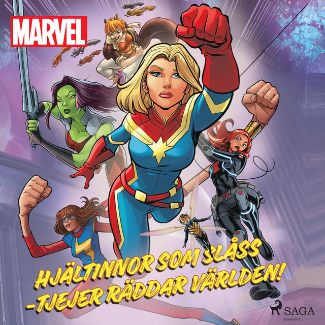 Marvel - Hjältinnor som slåss - Tjejer räddar världen!