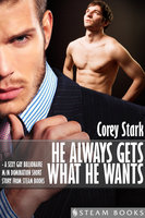 He Always Gets What He Wants - A Sexy Gay Billionaire M/M Domination Short Story From Steam Books - Steam Books, Corey Stark