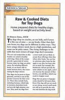 Raw & Cooked Diets For Toy Dogs - Monica Segal