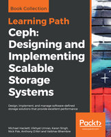 Ceph: Designing and Implementing Scalable Storage Systems: Design, implement, and manage software-defined storage solutions that provide excellent performance - Michael Hackett, Vikhyat Umrao, Anthony D'Atri, Nick Fisk, Vaibhav Bhembre, Karan Singh