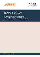 Theme For Lucy: Notenausgabe aus dem Edgar-Wallace-Film "Das Verrätertor" - Peter Thomas, Hilmar Wolf-de Rooy