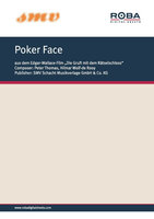 Poker Face: Notenausgabe aus dem Edgar-Wallace-Film "Die Gruft mit dem Rätselschloss" - Peter Thomas, Hilmar Wolf-de Rooy