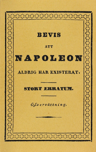 Jean-Baptiste Pérès - Bevis att Napoleon aldrig har existerat : Stort erratum