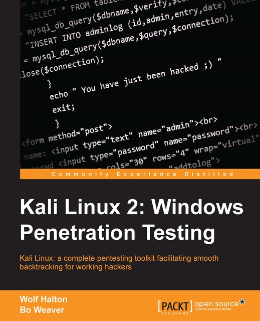 Kali Linux Web Penetration Testing Cookbook